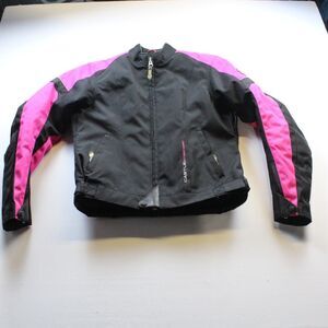 Castle Streetwear Women’s Motorcycle/Snowmobile Jacket - Size 8 Black - Quilted
